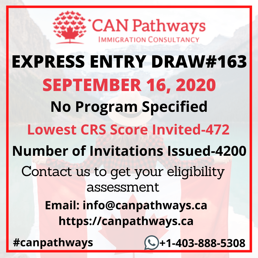 Express Entry Draw #163